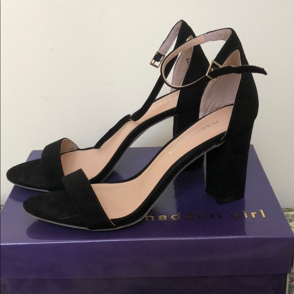 Madden girl black heels